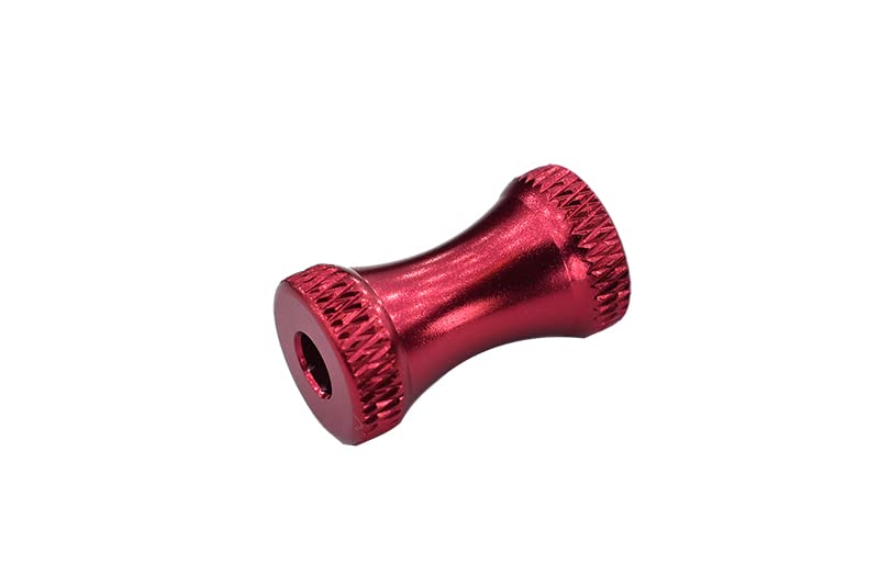 GPM Limitless/Infraction Upgrade Parts Aluminum Collar for Rear Chassis Brace - 1Pc Set Red