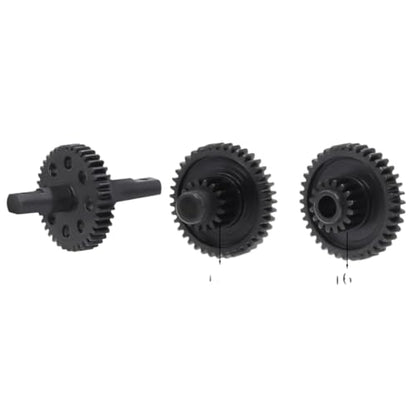 Steel Full Set Complete Gearbox Gears 20.5:1 Transmission Gear 11T Pinion Upgrade Part Compatible with Ascent-18 1/18 RC Crawler