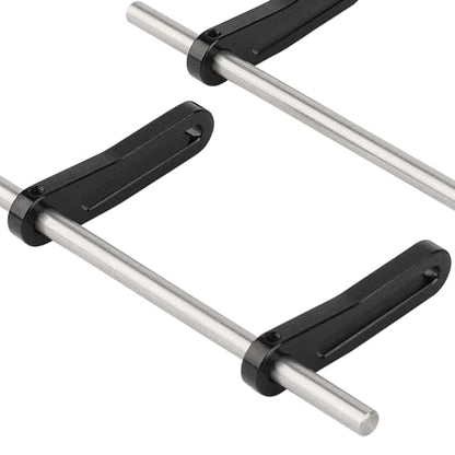 Metal Front Rear Modular Bumper Bull Bars for 1/10 RC Crawler Chassis LCG TRX4 TRX6 SCX10 Capra Dodge Power Wagon Upgrade Parts (Black) - color: Black