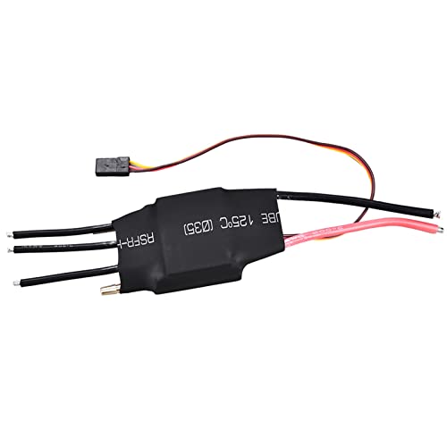Brushless ESC, Fastest Response Water Cooling Plug and Play Speed Controller 60A for RC Boat Marine Applications High Performance Boating Enthusiasts