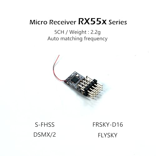 2.4G 5CH Mini Receiver Auto-Matching Frequency S-FHSS;DSMX/2;FRSKY-D16;Flysky AFHDA-2A;ACCST-D16 (RX558)