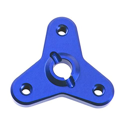 Aluminum Alloy Slipper Clutch Eliminator Compatible with Traxxas E-Maxx E-Revo Summit T-Maxx 3.3 Revo 3.3 1/10 RC Car Upgrade Parts (Blue) - color: Blue