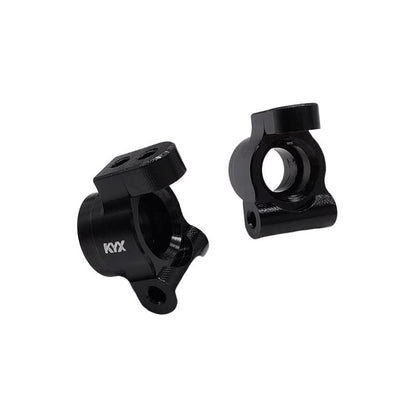 KYX Racing Aluminum Rear Spindle Rear C Hub Set Upgrades Parts Accessories for 1/16 1/18 RC Crawler Car LOSI Mini-B Brushed Mini-T Buggy