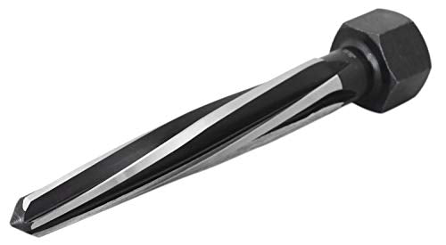 Accusize Industrial Tools Chucking Reamer, 15/16 in, 0523-6045 | HSS Aligning Reamer, 15/16" Dia, 5" Flute, 7" OAL, Hex Shank, Spiral Flute - size: 15/16 inch