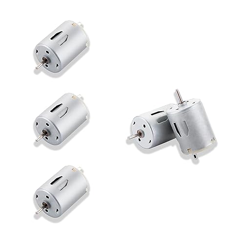 5Pcs DC Motor 3-12V Motor Electric Motor 280 Motor Micro Mini Motor Hobby Motor for RC Car Boat Airplane Toys DIY Hobby Science Project