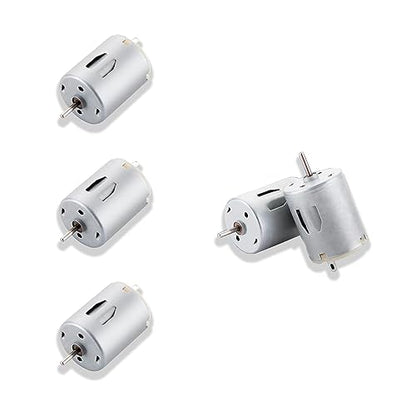 5Pcs DC Motor 3-12V Motor Electric Motor 280 Motor Micro Mini Motor Hobby Motor for RC Car Boat Airplane Toys DIY Hobby Science Project