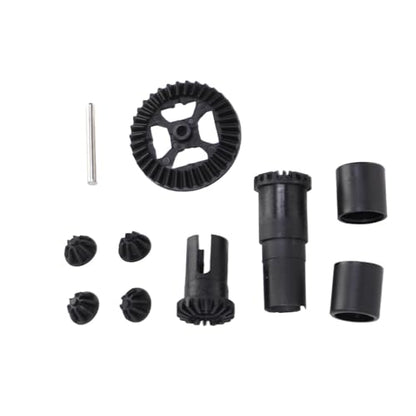 Alomejor RC Car Differential Gear Set, Front Rear Differential Pinion Gear Set for, with High Strength Plastic for Stable Performance