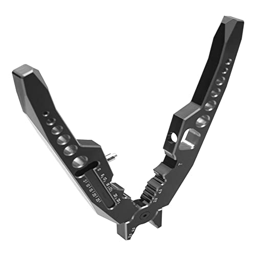 RC Shock Absorber Pliers RC Multifunction Pliers RC Rod Ends Disassemble Tools & Small Cross Socket Spanner Compatible with Traxxas Arrma Axial Losi Redcat HSP 1/8 1/10 RC Car Truck (Black) - color: Black