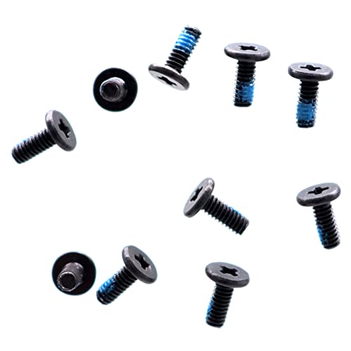 Deal4GO M2x5mm Flat Head Phillips Screw Replacement for Dell HP ASUS Acer Lenovo Laptop Hard Drive Caddy Carrier Bottom Case - Black - size: M2x5.0mm