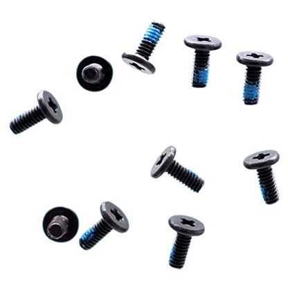 Deal4GO M2x5mm Flat Head Phillips Screw Replacement for Dell HP ASUS Acer Lenovo Laptop Hard Drive Caddy Carrier Bottom Case - Black - size: M2x5.0mm