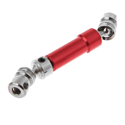 RC Car Drive Shafts Compatible with Wltoys 12428 12423 1/12 RC Short Course for Desert for Buggy Parts 2Pcs Metal Rear Center Drive Shaft CVD(Red) - color: Red