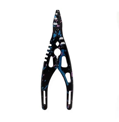 Aluminum RC Shock Absorber Pliers Repair Tool for 1/8 1/10 1/24 RC Cars | Fits 1/8 to 1/24 RC cars/trucks. Shock pliers+length ruler+solder holder. Aluminum, rust-proof, lightweight for pro tuning.