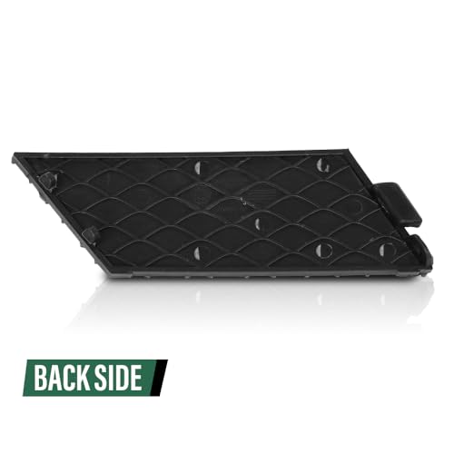 LQI Front Bumper Tow Eye Cap Tow Hook Cover | Fit 2013-2016 Benz X166 GL-Class GL350/450/550/ Not Fit Model with Standard 166-885-51-22, A1668855122, 1668855122 - size: Front | Fit Benz X166 GL-Class 2013-2016