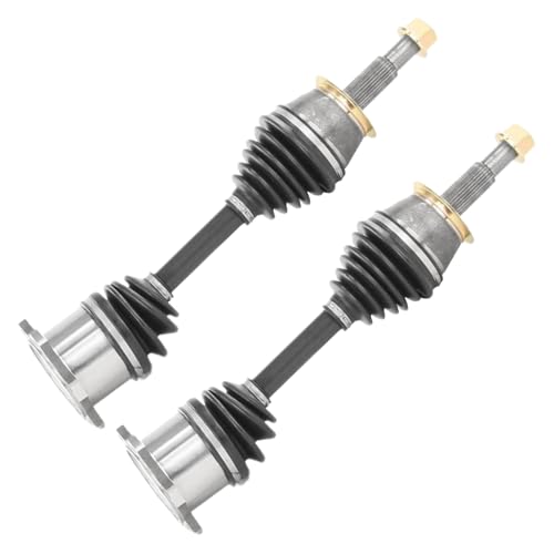 Detroit Axle - 5.6L 4WD Front CV Axles for 2008-2012 Nissan Pathfinder | 2009 2010 2011 CV Axle Shafts Assembly Replacement - size: D-0404x2/Pair
