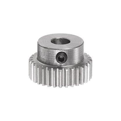 HARFINGTON Pinion Gear 5mm Bore 32T Mod 0.5 Stainless Steel Spur Diff Differential Motor Gear RC Car Replacement Parts - style: 32T