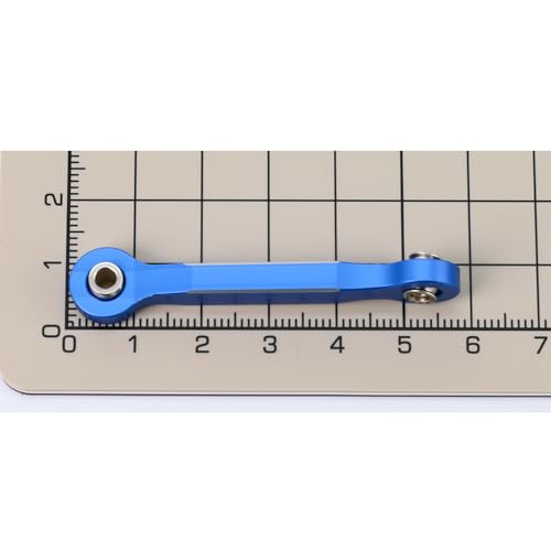 Aluminum Alloy Steering Linkage Tie Rod Upgrades for 1/5 X-MAXX (Blue) - color: Blue