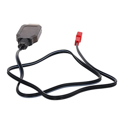 2Pcs JST-2P USB Charging Cable for RC Car 7.2V 250mA Ni-MH Ni-CD Battery,Aicosineg
