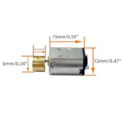 N20 DC 3-6V Mini Vibration Motor Powerful Small Electric Motor Micro Vibrationsmotor 2PCS - size: N20 DC Vibrator Motor 2PCS