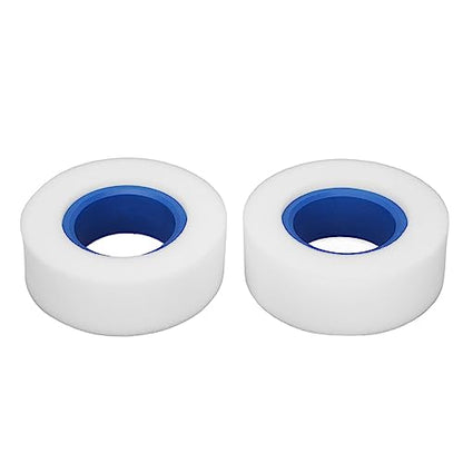 Semme 2PCS Dual Stage RC Car Tire Foam for 2.2 Inch RC Crawler Tires Soft Sponge Foam 130mm Outer Diameter for /10/8 Scale Vehicles Red (Blue)