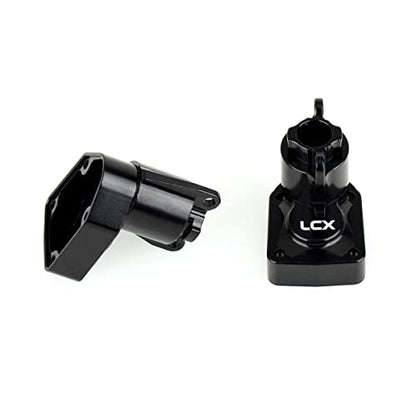 LCX Racing 1/18th RC Crawler Car Rear Portal Axles Aluminum Portal Axle Components for Axial Capra UTB18 Unlimited Trail Buggy, Upgrades Parts Accessories (Portal Housing)