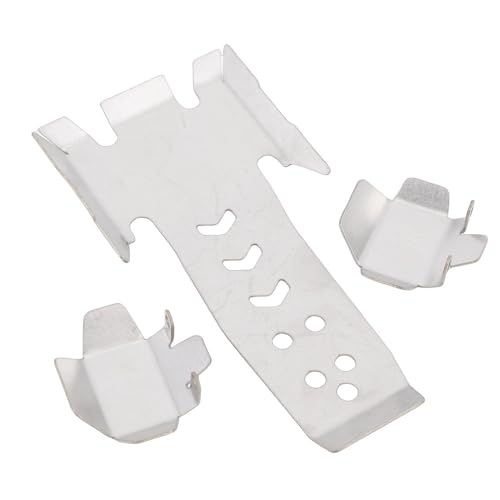 RC Chassis Armor Set Fit for VS4-10 Phoenix 1/10 RC Crawler Upgrades Parts with RC Front Rear Axle Protector Skid Plate
