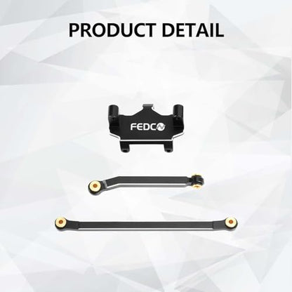 CR18P Servo Upgrade 1kg Metal Gear Servo with 20T Servo Arm Steering Link Servo Mount Steering Set for HobbyPlus Arktos 6x6 Furitek FX118 CR18P Upgrades 1/18 RC Crawler