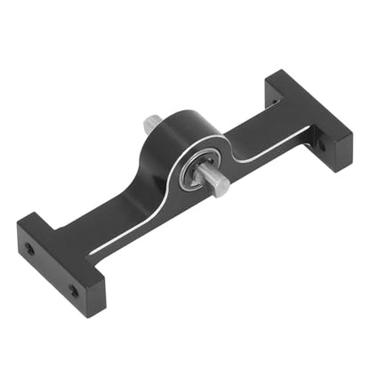 70mm Aluminum Alloy Transfer Box, Durable Gearbox Cover with Steel D-Shaped Shaft, Transmission Gearbox for 1/10 RC Crawler Upgrades Off-Road Racing and Rock Crawling Enthusiasts - color: Black