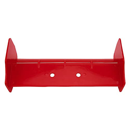 RC Force Rear Spoiler High-Down Force Body Wing Tail & Metal Rear Wing Buttons Gasket Compatible with HPI HSP Redcat 1/10 RC Off Road Short Truck Buggy Car Truck (Red)
