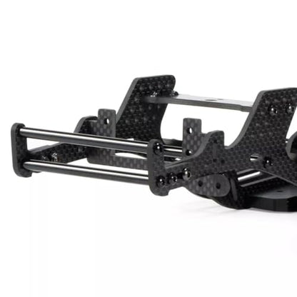 RC Chassis Kit Frame Girder LCG Carbon Fiber for 1/10 RC Rock Crawle,Lightweight Thickened Cheater Rigs Frame Rails for 1/10 RC Rock Crawler Axial SCX10