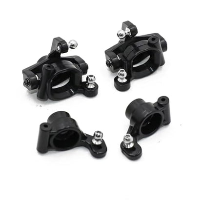 Compatible with Wltoys 144001 144002 144010 124016 124017 124018 124019 RC Car Upgrade Parts Steering Cup Rear C-Hub Carrier Set RC Car Accessories