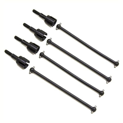 rc Drive Shaft Compatible with HSP 94111 94108 94170 08029 02033 1/10 RC Car Parts 4Pcs Steel Dogbone Drive Shaft & Wheel Axle Replacement