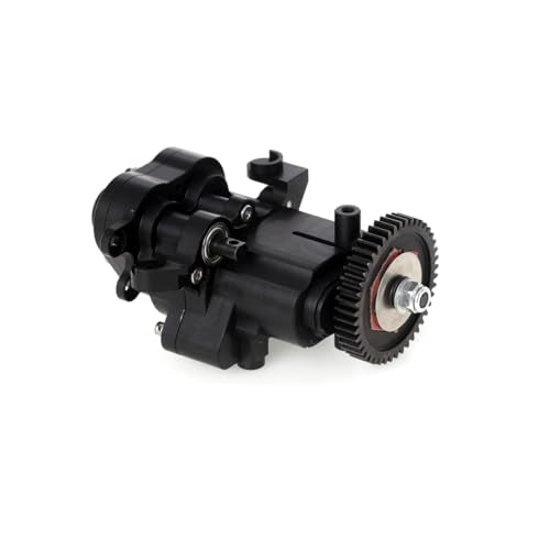 LCX 1/10th RC Crawler Car CNC Machined Aluminum Transmission Complete Gearbox for TRX4 TRX6, Upgrades Parts Accessories