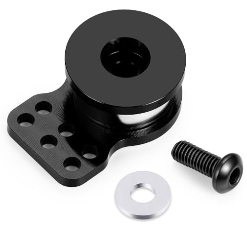 MORLORDY Adjustable 25T RC Servo Saver Aluminum Unloading Servo Arm for 1/12 Tamiya Lunch Box CW-01 Chassis Midnight Pumpkin RC Truck Upgrade Parts (Black) - color: Black