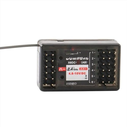 RC Front Rear Lamp Group Compatible with DumboRC X6DC 2.4G 6CH Receiver with Strip Light Control Board Module Set for RC Car Transmitter Replacement Accessories