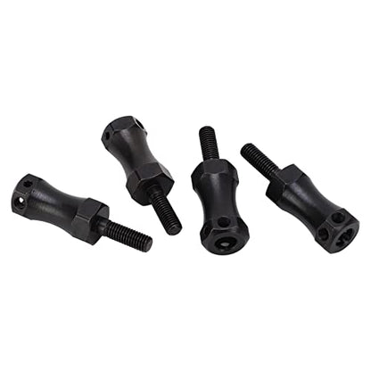 Wheel Hex Hub Extension Adapter, Extension Hex Drive Adapter, RC Extended Wheel Hex Coupler Steel 12mm Diameter Extension Adapter Combiner for 1/10 RC Cars