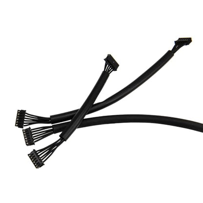 3-Pack Sensor Harness Cable Adapter for RC, 80/120/200mm | Compatible with Hobbywing ESC and Xerun series, for sensored brushless motor and ESC