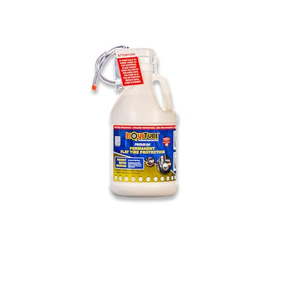 Premium Heavy Duty Tire Sealant - Permanent Flat Tire Protection for Trailer and Off Road Tires - Maintain Air Pressure, Balance - Seal Punctures, Bead, Rim, Tire Weathering Leaks (1 Gal) - size: 1 gal
