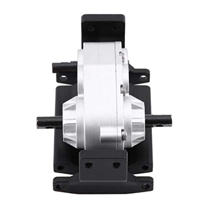 RC Transmission Gearbox, Metal Gearbox Transfer Case with Mount for SCX10 / D90 1/10 RC Crawler Car