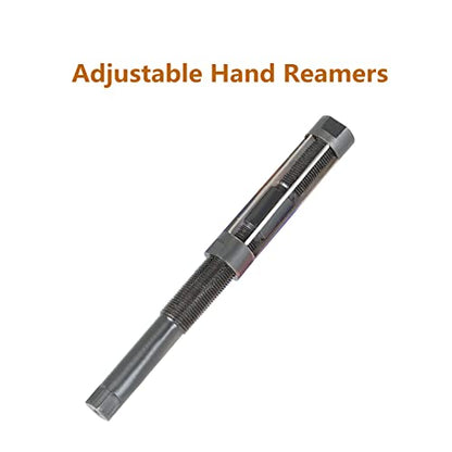 Kimllier Hand Reamer 23-26mm High Speed Steel Adjustable Hand Reamers - size: 23-26mm