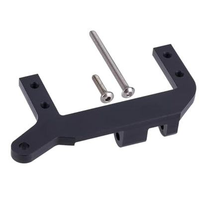 TRX4 Servo on Axle Mount, Aluminum TRX4 SOA Mount 4-Link Suspension for 1/10 RC Crawler Car, CNC Aluminum Servo Mount for Traxxas TRX4 (Black) - color: Black