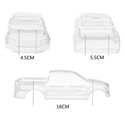 1/16 RC Car Body Shell Compatible with XINLEHONG 9130 9135 Q901 - Transparent Lexan Replacement