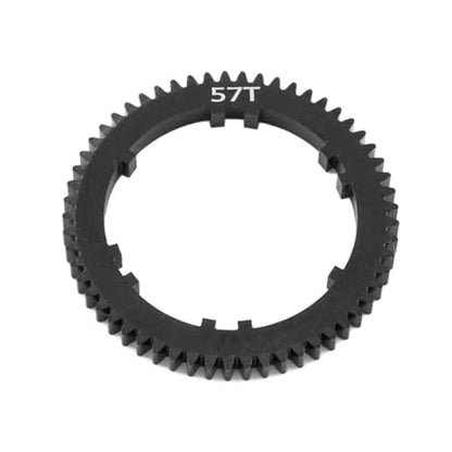 Reinforced Steel 57T Spur Gear for Arrma Mojave 4S 4X4 BLX 1/8 RC Car Upgrades Parts(Black)