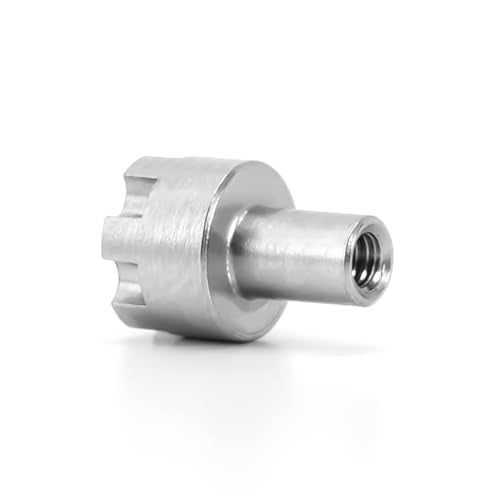 INJORA M2 Wheel Nuts 8.5mm Stainless Steel Nuts 4PCS for 1/24 RC Crawler Axial SCX24 AX24 Upgrade - size: 8.5mm