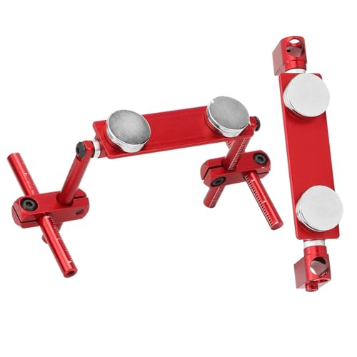 HERCHR RC Car Magnetic Body Post, Aluminum Alloy Magnetic Body Shell Mount Kit for 1/10 RC Racing Car - color: Red