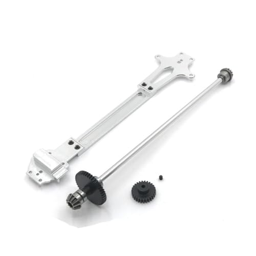 Metal Drivetrain Set Factory Metal Direct Differential Gear Matching Gear Shaft Assembly for Hobbyists, Silver - color: Silver