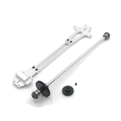 Metal Drivetrain Set Factory Metal Direct Differential Gear Matching Gear Shaft Assembly for Hobbyists, Silver - color: Silver