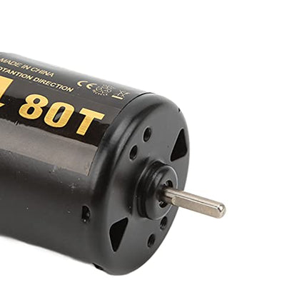 RC Brushed Motor,High Power Two Way Bearing 540 Motor,80T for 1/10 Scale RC Crawlers Rock Crawling Off Road Racing hobbyists