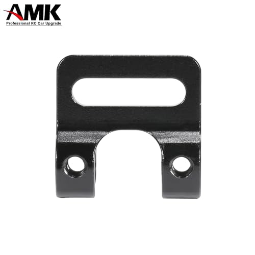 AMK Aluminum Modular Fairlead 4.5mm Tube for Tow Winch Rope 1/10 Scale Bumper Mount Accessories for RC Crawler Axial SCX10 Element Enduro Gen7 Gen8 TRX6 TRX4 Upgrades (Black) - color: Black