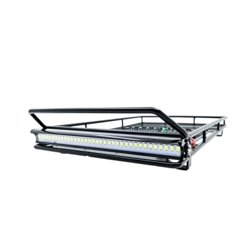 GLEAVI Car Roof Luggage Bracket Light Scale Crawler Cargo Rack and Practical Storage Shelf for Rc Vehicles Fit for Simulation Accessories