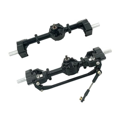 RC Crawlers Components For WPL B1 B14 B24 C14 C24 B16 1/16 Front And Rear Portal Axle Assembly Accessories Replacement Upgrade RC Car Parts